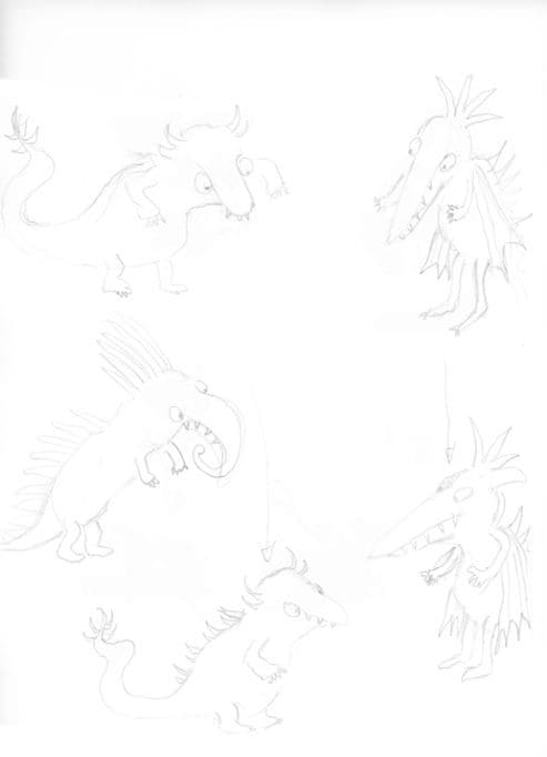 022=Croquis de dragons, 2015_Dragoons’ sketches, 2015.jpg