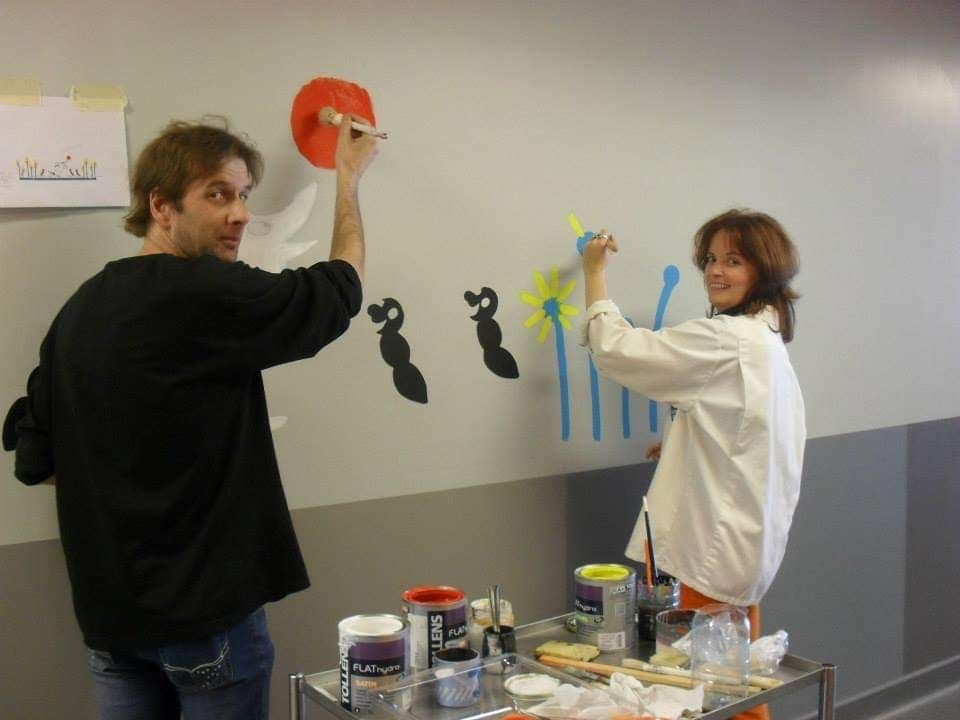 006=Peintures à l’hôpital Necker avec mon ami Thomas, photo : D de Monfreid,  2014_Paintings at Necker’s hospital with my friend Thomas, photo : D de Monfreid, 2014.jpg