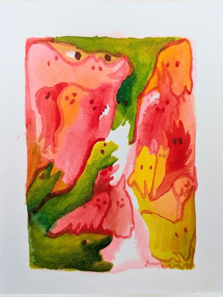 005=L’arche de Noé, aquarelle, 14:19cm, 2026_Noah's Ark, watercolor, 5,5:7,5 inches, 2026.jpg