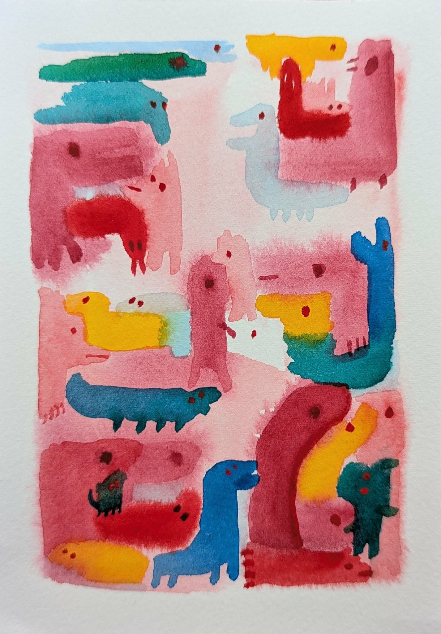 015=Mon petit monde, aquarelle sur papier BFK, 12:17cm, 2026_My little world, watercolor on paper BFK, 12:17cm, 2026.jpeg