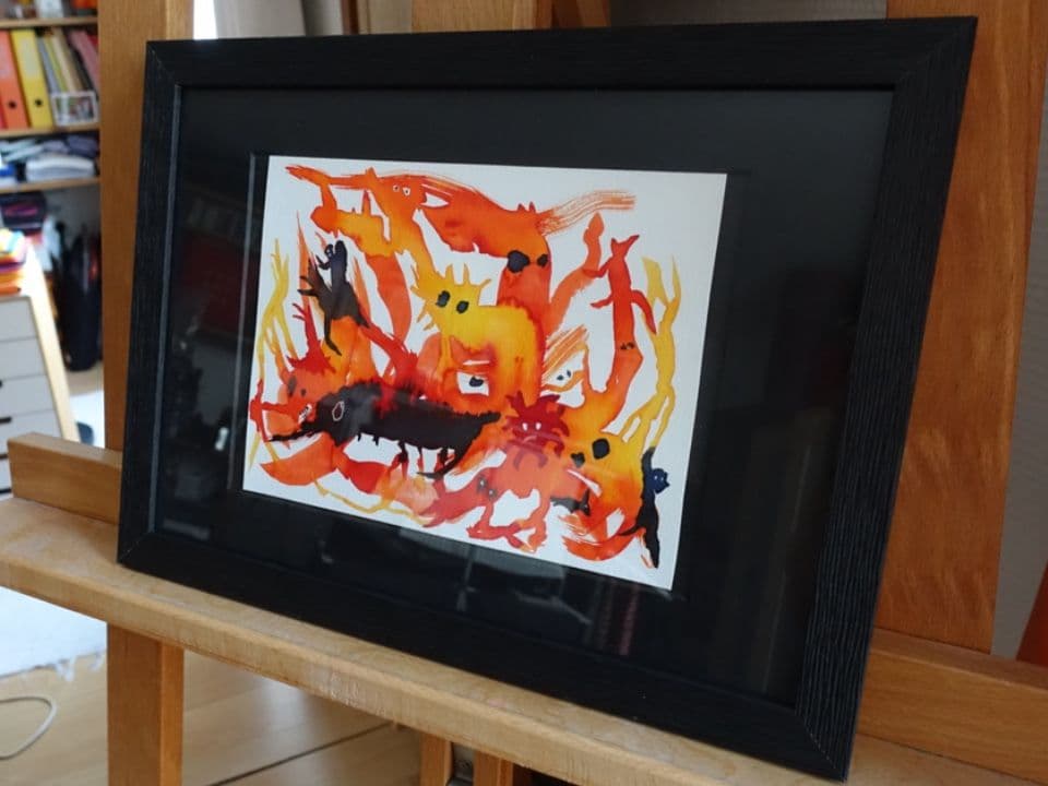 016=L’oeil, encre, encadrement A4, 2022_The eye, ink, framed A4, 2022.jpg