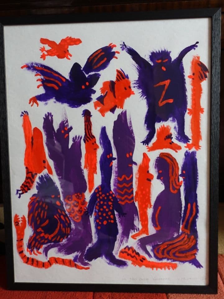 021=Le Grozozio, peinture vinylique, encadrement 50:65cm, 2021_The Grozozio, vinyl painting, framed 50:65cm, 2021.jpg